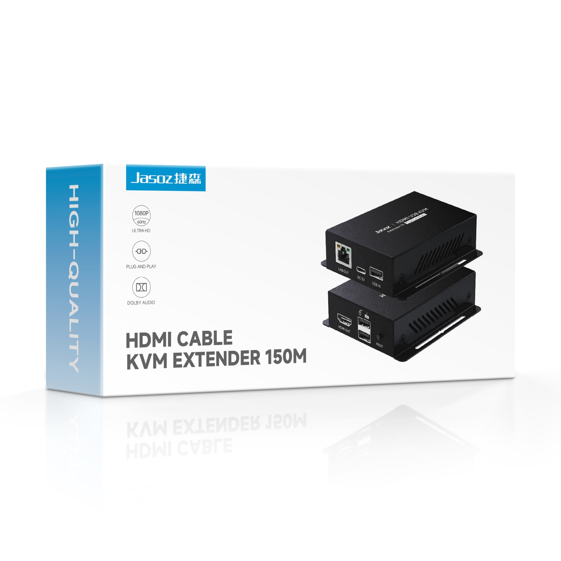Bộ mở rộng HDMI có KVM qua mạng LAN 150m