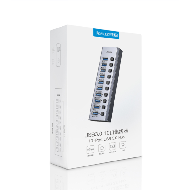 HUB USB3.0 10 cổng JASOZ F119