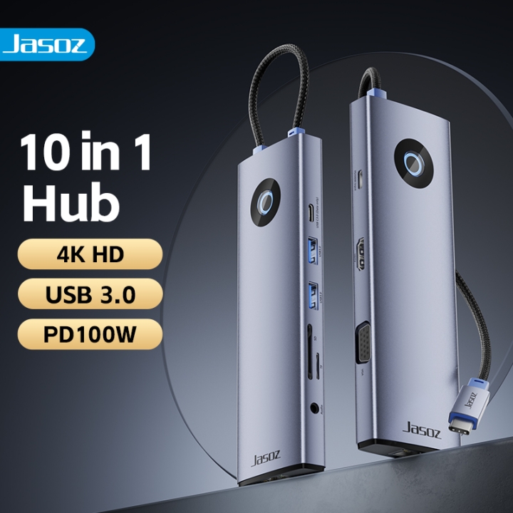 JASOZ ra mắt bộ chuyển đổi Type-C 10 trong 1