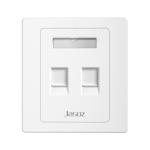 Outlet mạng vuông 2 cổng JASOZ E141