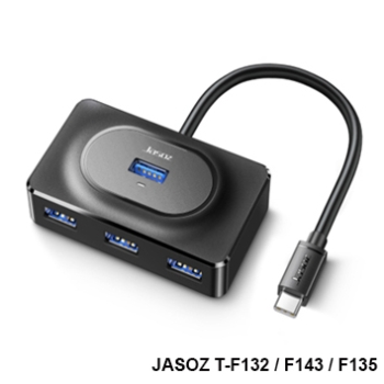 HUB USB3.0 4 cổng đầu vào Type-C JASOZ F113