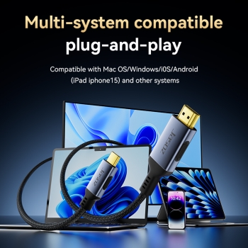 Cáp chuyển Type-C sang HDMI 4K/30Hz JASOZ H101 dài 2m